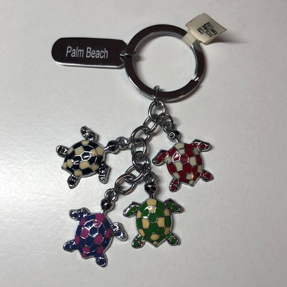 Palm Beach Turtle Keychain